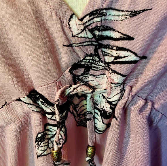 AMERICAN RAG CIE by MACY'S Boho High/Low Top Blouse Pale Lavender XXL NWT - Picture 7 of 10